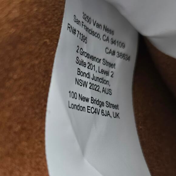 Mark & Graham NEW Leather Charger Rollup Camel Brown Tan with Tie NWOT Monogram - Picture 11 of 11